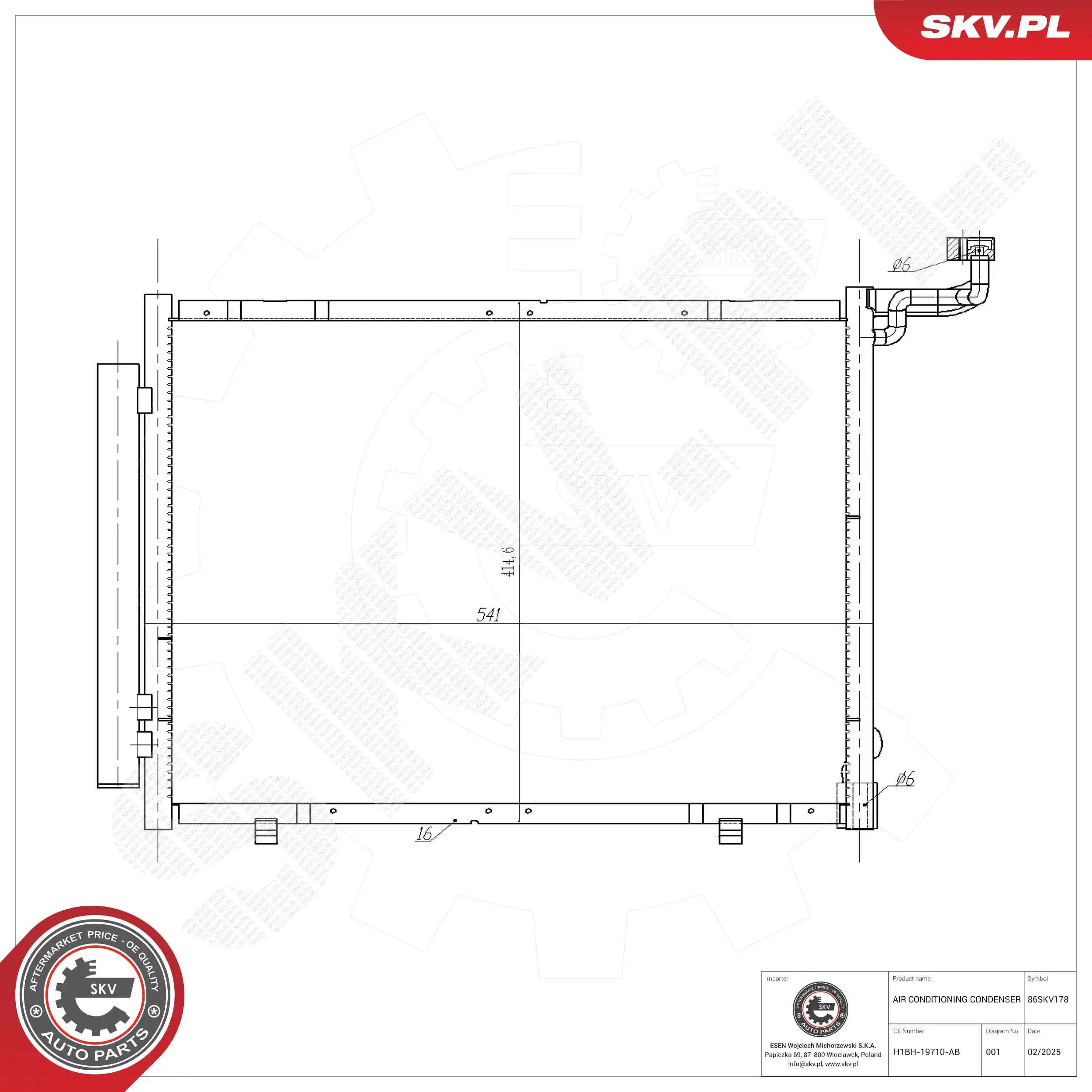 Condenser, air conditioning